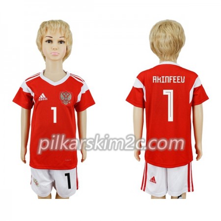 Koszulka Rosja Akinfeev 1 Dziecięca Główna Mistrzostwa Świata 2018 - Koszulki Piłkarskie